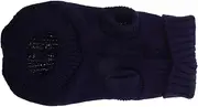 Toyvian Knitted Dog Sweater Winter Clothing Stylish Turtleneck for Small Dogs Cats