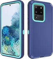 Asuwish Phone Case for Samsung Galaxy S20 Ultra Glaxay S20ultra 5G Cell Cover Hybrid Rugged Shockproof Protective Full Body Heavy Duty Mobile Accessories Gaxaly 20S S 20 A20 20ultra G5 Women Men Blue