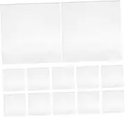 MOLUCKFU 12pcs Vinyl Record Sleeves Outer Covers for Efficient Vinyl Record Storage Space Saving Design Easy Access to Protect Albums from Scratches and Wear