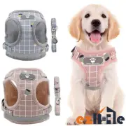 Pet Reflective Walking Harness Escape Proof Vest Lead Leash Dog Cat Small