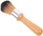 CLISPEED Wooden Handle Jadeware Cleaning Brush Durable Dust Brush for Musical Instruments Jade Wares Carvings Beech Material Easy to Store Bristles