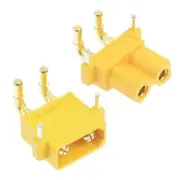 Male + Female XT30PW Gold Plated Connector 15A Amass