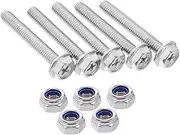 CIYODO Stainless Steel Hexagon Bolts and Nuts Set Metal Nuts and Washers Assortment Replacement Parts for DIY Projects