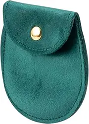 Alipis Jewelry Bag with Snap Button Closure Storage Pouch for Rings Earrings Necklaces and Small Travel and Organizing Jewelry