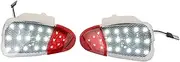 LED Interior Door Lights, Door Panel Courtesy Light Door Interior Light Step Lights Assembly, Door Panel Courtesy Light Replacement for F‑150 1997‑2003