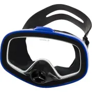 IST Aquila Blue Traditional Rubber Panorama Single Lens Mask With Nose Purge