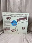 Sunbeam Multi Cooker Frypan Electric Fry Pan 07586 Almond Vtg NOS NIB New