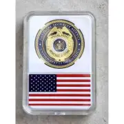 NSA US National Security Agency Special Agent DOD Challenge Coin with case