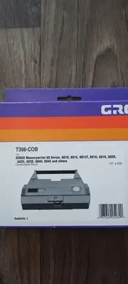 GRC T398-COB Correctable Black Ribbon Tape for Xerox Memorywriter 60 series CS