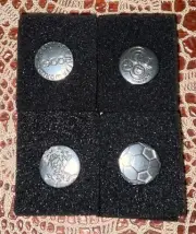 4 x FIFA World Cup Germany 2006 Collar Pins AND 3 x 1994 Paper Mate Pins