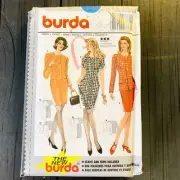 Burda Sewing Pattern Vintage 3361 Dress Jacket Suit Germany The New Burda