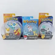 TOMY Pokemon Jorteon Vaporeon Flareon Sylveon Glaceon Leafeon Marowak 7x Figures