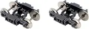 TWTCZOZ 1:87 HO Scale Model Train Bogies, Railway Layout, Model Train Accessories, Landscaping, DIY, Accessories, 2 pcs