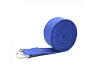 Yoga Strap, Band for Stretching, Flexibility, Balance, Pilates, Exercise Fitness Workout - Blue