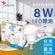 【ADATA 威剛】 8W 大角度 高亮度 LED燈泡 _6入組