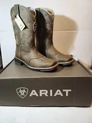 Ariat 10018676 Delilah Toasted Brown Western Square Toe Boot Size 6.5 B WOMEN