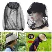 4x/8x Mosquito Fly Head Net Insect Mesh Hat Bee Bug Mozzie Protector Outdoor