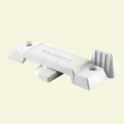 Sliding Window Sash Lock Diecast Metal Body White Finish Universal Design