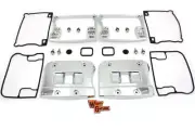 Wyatt Gatling Top Rocker Box Cover and D-Ring Set Chrome fits Harley-Davidson