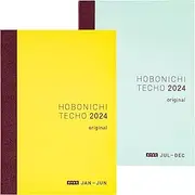 Hobonichi Techo Original Book [Japanese/A6/January 2024 Start/Monday Start/6-months x 2books]