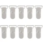 10Pcs Baby Kids T-shape Plastic Pacifier Clips Soother Dummy Badge Holder7277
