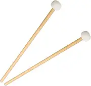 JOINPAYA 1 Pair Mallets with Felt Head and Handle Precision Crafted Drum Sticks for Musical Percussion for Rich Sound and Rhythmic Clarity