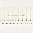 2 Set - 8pcs Pack 9W 365nm UV Light Bulb Tube Replacement CND Shellac Lamp 8 pk