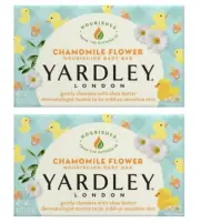 NEW! YARDLEY (2-BARS) 4 Oz. ●CHAMOMILE FLOWER● ~Nourishing~ BABY Bath Bar.