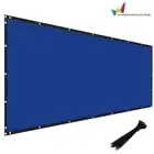 7ft Privacy Fence Screen Windscreen Garden Heavy Duty Mesh Shade Net Cover Blue