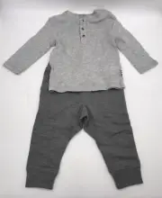 Splendid baby boys gray shirt and pants set NWT sz 6-12m