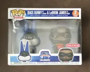 Funko Pop! Space Jam Bugs Bunny & Lebron James 2 Pack Target Exclusive New!