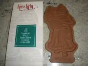 NEW Vintage Santa Claus Kriss Kringle 1991 Longaberger cookie mold pottery