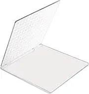 PH PandaHall Acrylic Stamp Block 5.9x6.1 Perfect Positioning Stamping Clear Stamps Scrapbook Craft Stamping Tool with Grid Lines for Card Making Scrapbooking Journaling and Other Paper Crafts