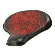 Spring Solo Seat Chopper Bobber Harley Sportster Tractor 15x14" Red Gat Leather