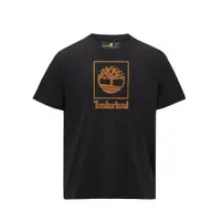 在飛比找ETMall東森購物網優惠-Timberland 中性款黑色Logo短袖T恤|A41G5