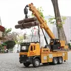 Crane Truck Toys for Kids Diecast Construction Vehicle Engineering Equipment