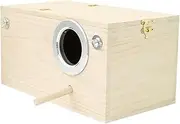Parrot Nesting Box | Cockatiel Breeding Box | Wooden Habitats for Parrot Lovebirds Small Birds Indoor Outdoor Lawn Decor for Garden Yard Backyard Home