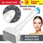 140 Pins Stamp Microneedle Derma Roller Anti-Aging Therapy adjustable Needles AU