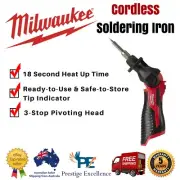Milwaukee M12SI-0 12V Li-Ion M12 Cordless Soldering Iron Skin with LED Indicator