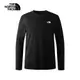 The North Face M FOUNDATION L/S TEE 男 吸濕排汗長袖上衣 NF0A7QVDJK3 黑