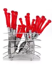 24 Pcs Stainless Steel Cutlery Set (6 Spoon, 6 Knives, 6 Forks, 6 Teaspoon)