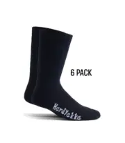 Hard Yakka 7-12 Black Bamboo Work Socks x6 BRAND breathable Cool Dry ⚫️