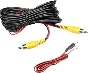 Backup Camera Car Multimedia Monitor RCA Video Cable for Car Rear View Camera Universal 6/10/15/20 Meters Wire for Connecting Reverse Camera Car Reversing Camera(15 Meters)