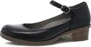 [Dansko] Women's Deena Mary Jane - Waterproof Leather with Rubber Outsole and Leather Stacked Heel for Long-Lasting Style in Any Weather Natural Arch Technology for Added Support