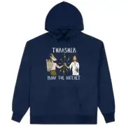 Size Large Thrasher x Toy Machine Bury The Hatchet Hoodie - Navy
