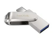 SANDISK ULTRA DUAL DRIVE LUXE USB TYPE-CTM FLASH DRIVE SDDDC4 32GB USB TYPE C METAL USB3.1/TYPE C REVERSIBLE CONNECTOR SWIVEL