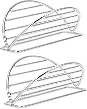 Cabilock 2Pcs Stainless Steel Taco Holder Stand Versatile Sushi Display Rack for Serving Tacos Hand Rolls Desserts for Home and Restaurant Gatherings and Even Heating