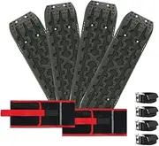 Recovery Tracks with Bag 2 Pair Recovery Boards for Automotive Tires and Wheels Sand Mud Snow 10Ton Stand 4wd Tracks for Offroad Car SUV Truck Gen 3.0 Olive Green