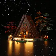 Brick Shine - Light Kit for LEGO® A-Frame Cabin 21338