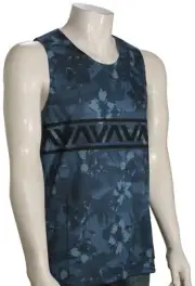 RVCA Hawaii Taro Mesh Tank - Duck Blue Camo - New
